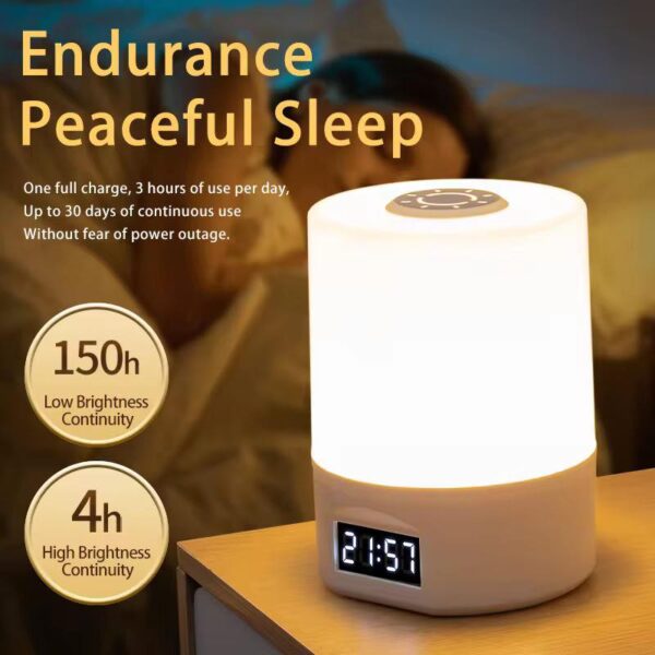 Led Night Light Charging Remote Control Desk Lamp with Sleeping Atmosphere