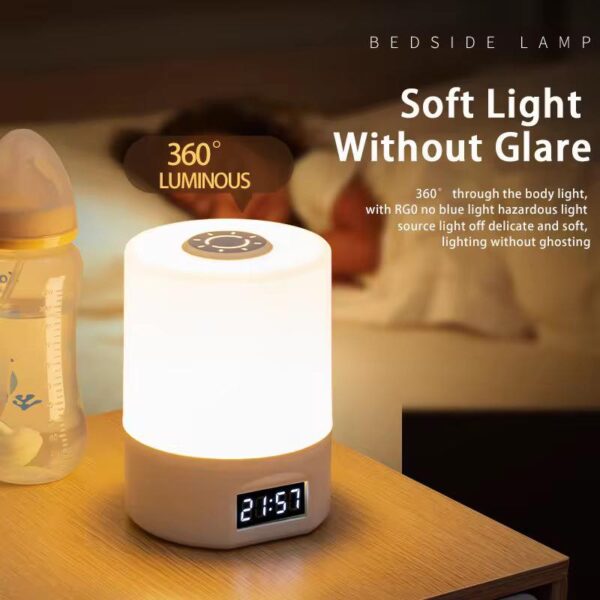 Led Night Light Charging Remote Control Desk Lamp with Sleeping Atmosphere