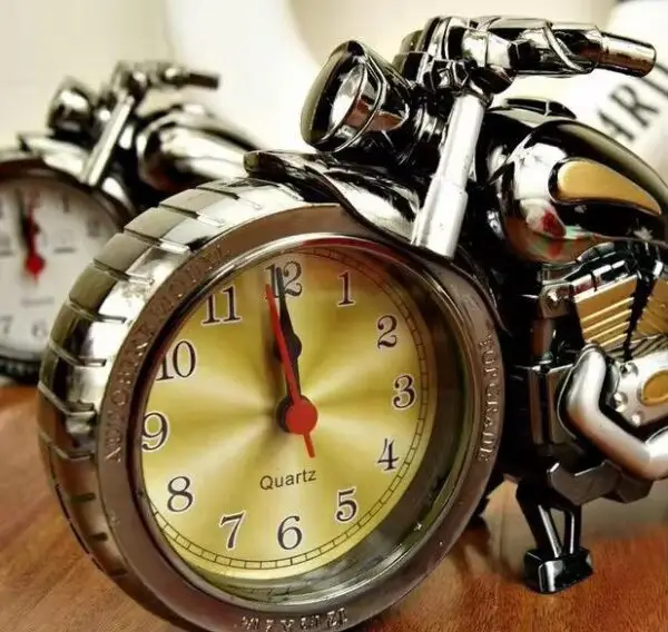 Retro Bike Alarm Clock unique and decorative item that blends Vintage Aesthetics With Modern Functionality