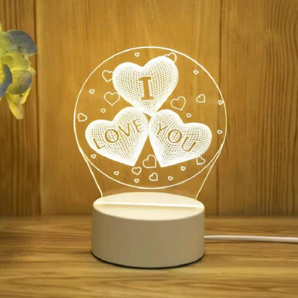 3D Night Light LED Illusion Lamp Gift Item Home Decor