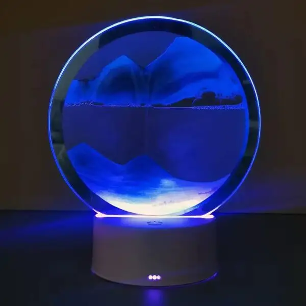 Stand Painting table Light Dimmable Hourglass Lamp