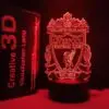 Smart 3D Illusion Lamp Of FC Barcelona And City Manchester