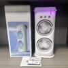 Rechargeable Remote Control Double Head Portable Air Cooler Fan