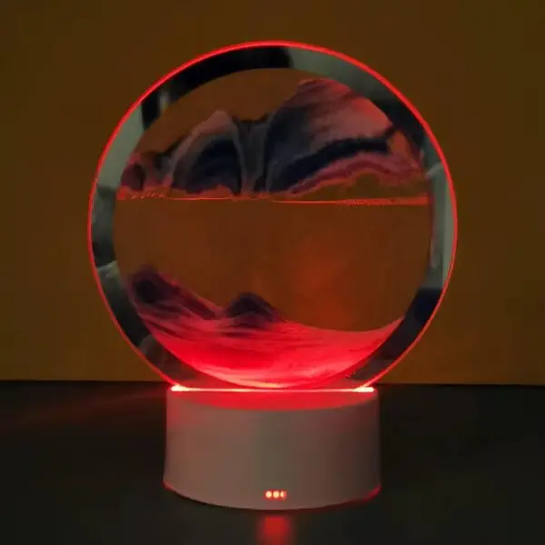 Stand Painting table Light Dimmable Hourglass Lamp