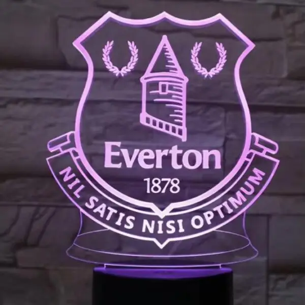 Smart 3D Illusion Lamp Of FC Barcelona And City Manchester