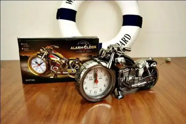 Retro Bike Alarm Clock unique and decorative item that blends Vintage Aesthetics With Modern Functionality