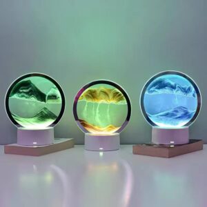 Stand Painting table Light Dimmable Hourglass Lamp