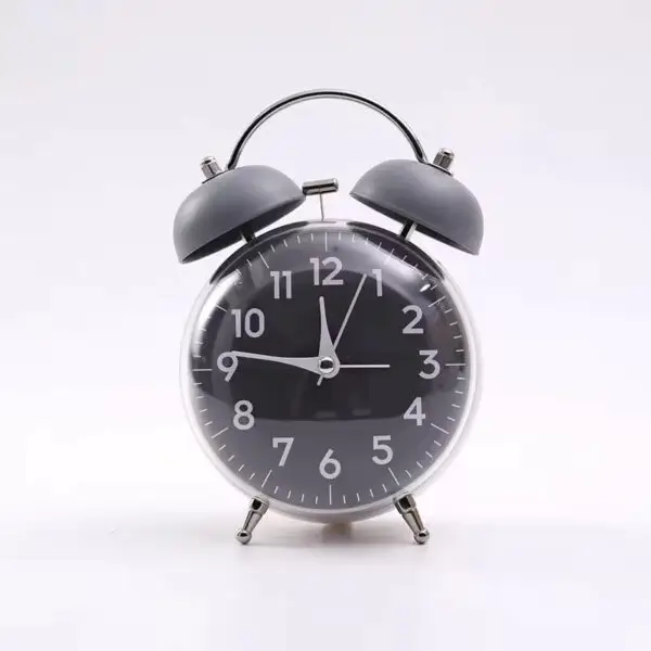 Convenient Night Light Twin Bell Alrm Clock