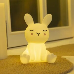 Rabbit Night Light Cute Home Decor Silicone