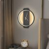 LED Wall Lamp Art Clock Design Wall Light Creative Aisle Bedroom Decoration
